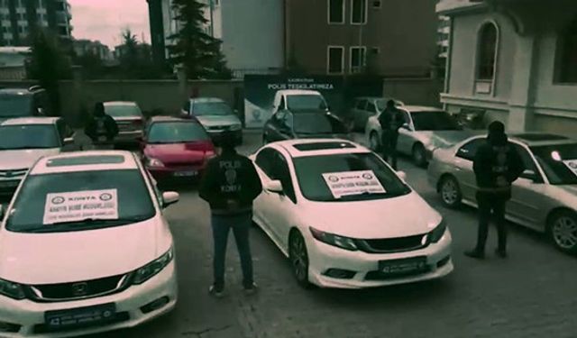 10 ilde change araç operasyonu: 35 gözaltı