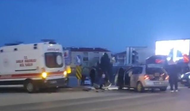 Ambulans ile otomobil çarpıştı, 7 kişi yaralandı
