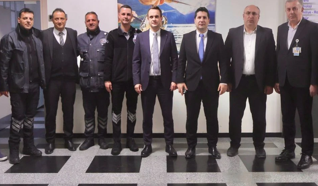 Sağlık Müdürü Özdemir’den saldırıya uğrayan güvenlik görevlisine geçmiş olsun ziyareti