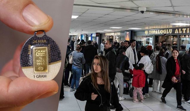 Kuyumcularda gram altın tükendi