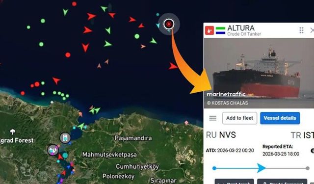 Türk tankerine drone isabet etti