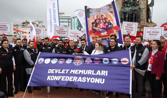 1 Mayıs’ta Taksim’den Birlik Mesajı: Kamu Çalışanlarının Talepleri Dile Getirildi