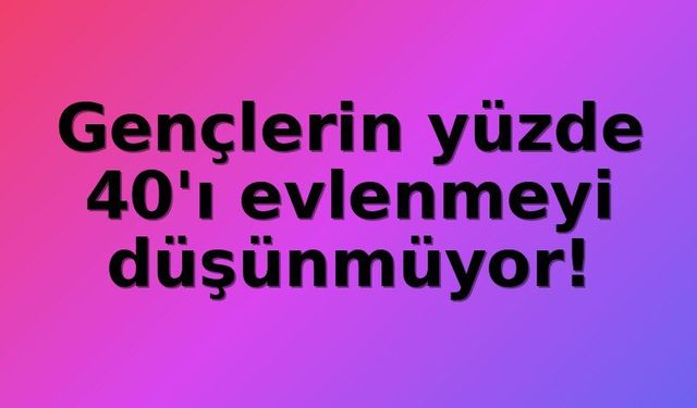 Gençlerin Yüzde 40'ı Evlilik Yolunda: Üç Kuşak Araştırmasıyla Türkiye'nin Aile Dinamikleri Mercek Altında