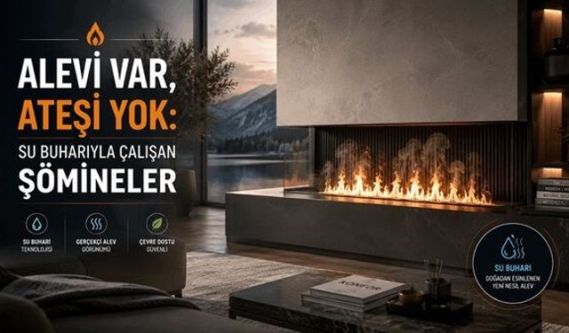 Alevi Var, Ateşi Yok: Su Buharıyla Çalışan Şömineler