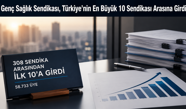 Genç Sağlık Sendikası, Türkiye'nin En Büyük 10 Sendikası Arasına Girdi