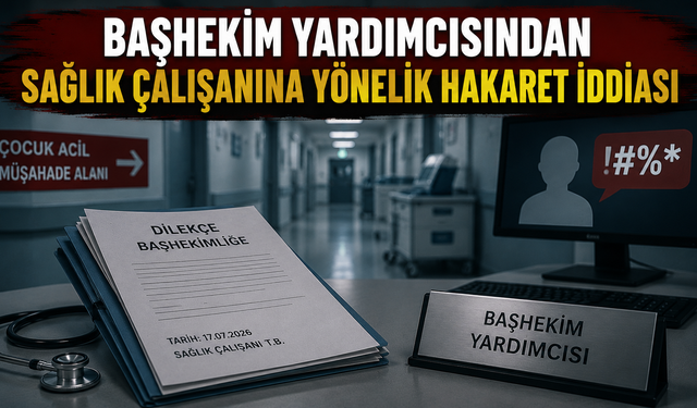 Başhekim Yardımcısından Sağlık Çalışanına Yönelik Hakaret İddiası
