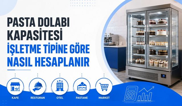 Pasta Dolabı Kapasitesi İşletme Tipine Göre Nasıl Hesaplanır