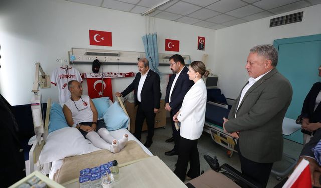 Sağlık-Sen’den Gazilere Ziyaret