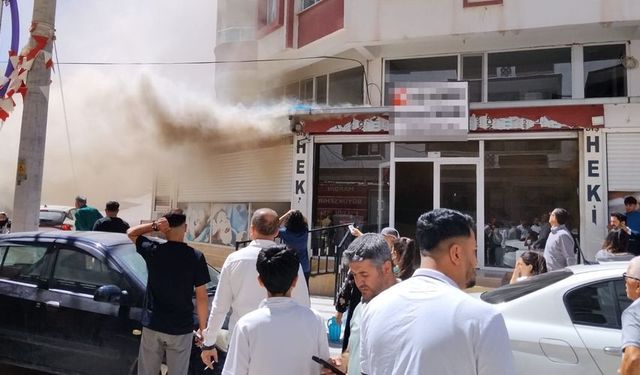 Mardin Mazıdağı'nda Özel Diş Kliniğinde Yangın Panigi: Hasta ve Personel Tahliye Edildi
