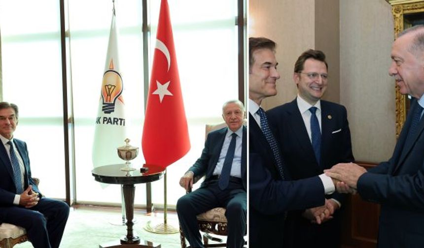 Cumhurbaşkanı Erdoğan kalp cerrahı Mehmet Öz'ü kabul etti