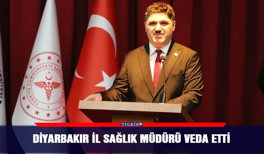 İl Sağlık Müdürü veda etti