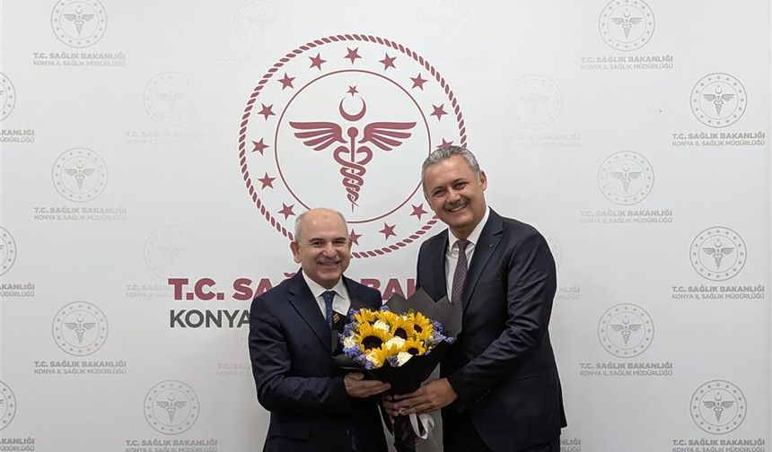 Konya İl Sağlık Müdürlüğü’nde Devir Teslim Töreni Gerçekleştirildi