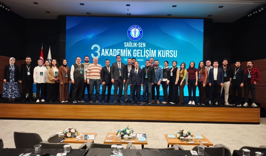 Sağlık-Sen’den Akademik Gelişim Kursu
