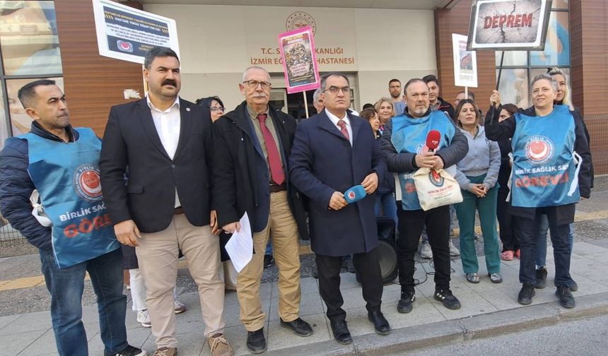 Acilen boşaltılma kararı olan bir hastanede görev yapmak istemiyoruz