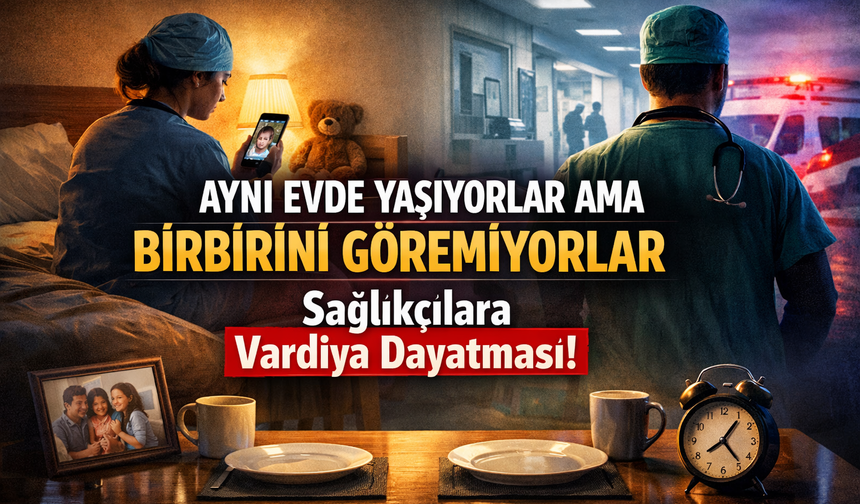 Aynı Evde Yaşıyorlar Ama  Birbirini Göremiyorlar: Sağlıkçılara Vardiya Dayatması