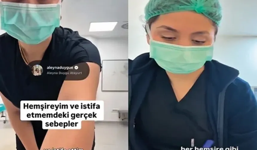 Özel Sektörde Çalışan Hemşire Bu Video İle İstifa Etti