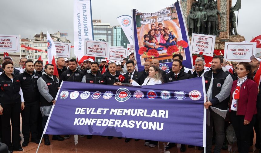 1 Mayıs’ta Taksim’den Birlik Mesajı: Kamu Çalışanlarının Talepleri Dile Getirildi