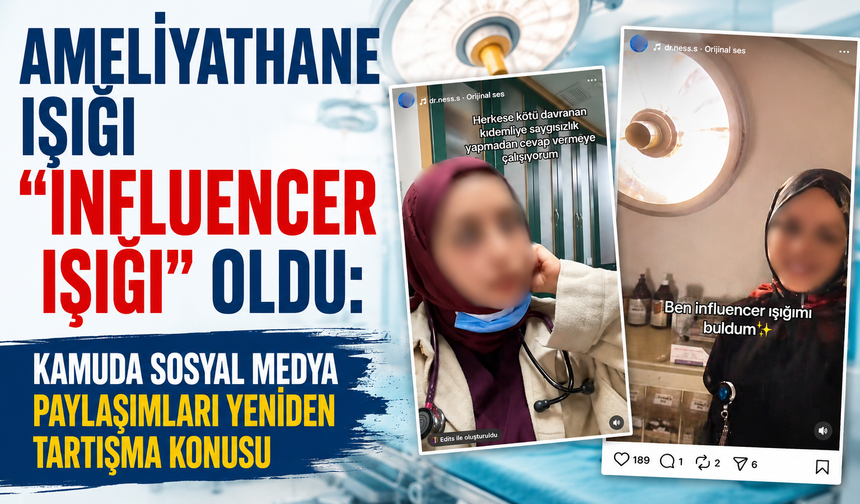 Ameliyathane Işığı “Influencer Işığı” Oldu: Kamuda Sosyal Medya Paylaşımları Yeniden Tartışma Konusu