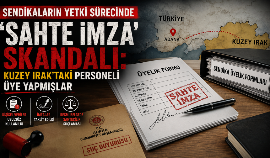 Sendikaların Yetki Sürecinde ‘Sahte imza’ Skandalı: KUZEY IRAK’TAKİ PERSONELİ ÜYE YAPMIŞLAR