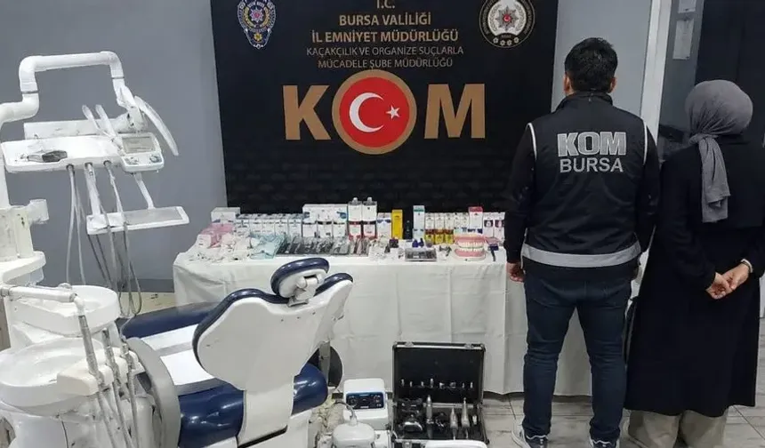 Kaçak diş muayenehanesi işleten çifte gözaltı
