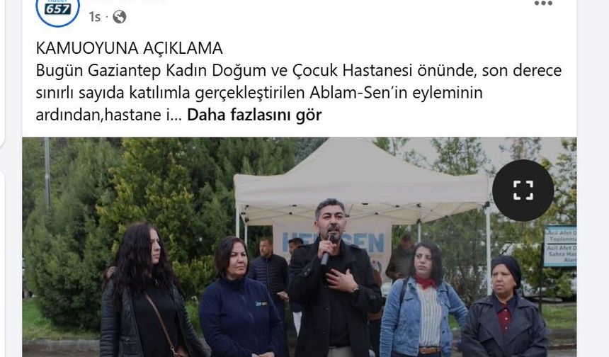 Gaziantep’te Sendikal Eylem Tartışma Yarattı