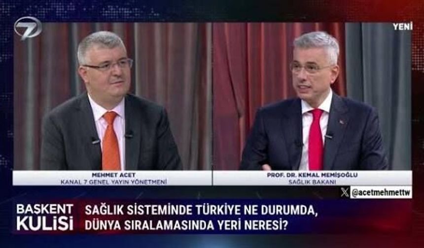 Bakan MEMİŞOĞLU Kanal 7'de Gündeme Dair Açıklamalar Yaptı