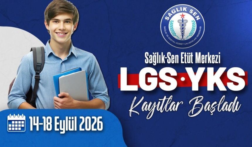 Sağlık-Sen Etüt Merkezi Yeni Dönem Kayıtları Başladı