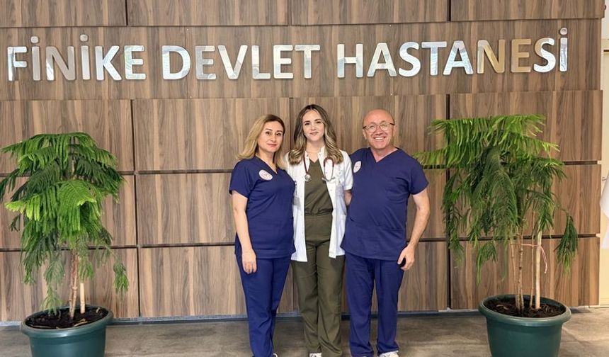 Anne ve babasının görev yaptığı hastaneye doktor olan Eylül Uçal: Küçüklüğümden beri kafama koymuştum