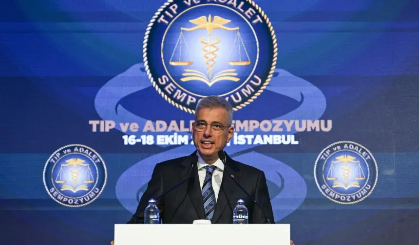 Bakan MEMİŞOĞLU Tıp ve Adalet Sempozyumunda Kanuştu