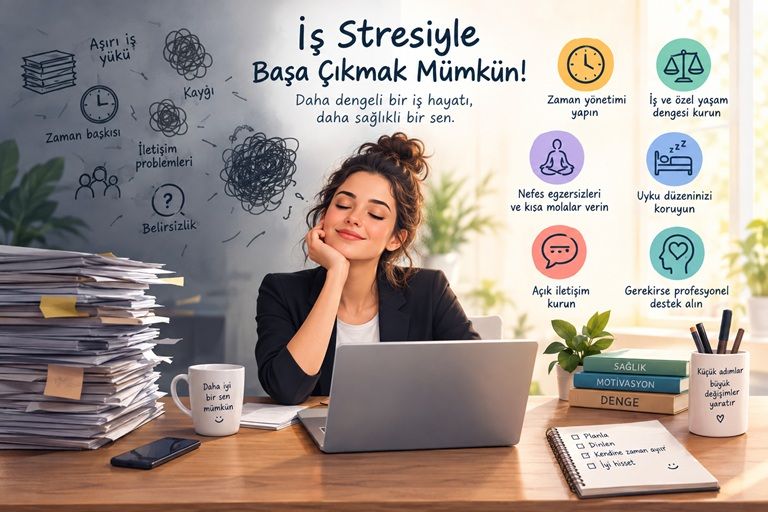 İş Stresiyle Nasıl Başa Çıkılır? Belirtileri ve Etkili Çözümler
